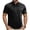 Black, variant on Men's Half Zip Short Sleeve Cycling Jersey Quick Dry Moisture Wicking Biking Top