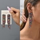 thumbnail image 4 of Summer Beach Beads Crystal Geometric Dangle Earrings For Women Boho--10|Model code4334 10, 4 of 5