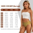 thumbnail image 2 of Womens Underwear lightning Gold Glitter Cuteness No Show Seamless Underwear for Women, Soft Stretch Women's Panties, Hipster Ladies Panties Bikini Underwear Briefs, 2 of 6