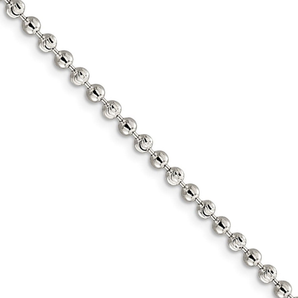 New 2.4MM Stainless Steel Diamond Chain Necklace Length 18" to 40" 