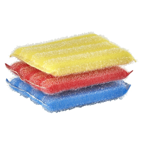 Superio Scouring Sponge for Kitchen Multi-Purpose Cleaning of Dishes Pots Pans and Counter Tops