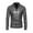Grey, variant on Fgnfyis Men's Jacket Slim Fit Border Autumn Winter Motorcycle Casual Jacket Mens Jackets Gold XXXXL