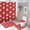 AA-1, variant on Yellow Camper Van in Mountains Shower Curtain Set Modern Bathroom Decor Mats 4pcs Fabric Bathroom Curtain Slip Floor Rug Toilet Lid