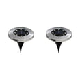 thumbnail image 1 of Inteprter 4 uds/1 ud. 8 LED de energía Solar luz enterrada lámpara de tierra al aire libre camino luz punto lámpara patio jardín césped paisaje Type1 NO1 Inteprter CBP259153, 1 of 5