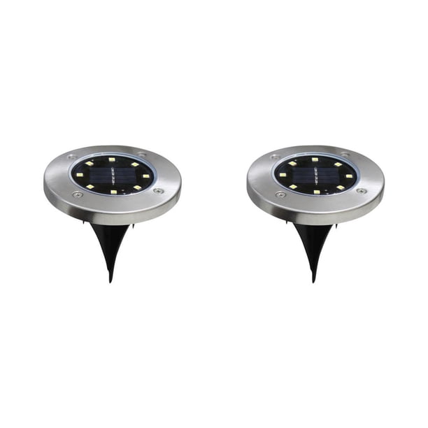 Inteprter 4 uds/1 ud. 8 LED de energía Solar luz enterrada lámpara de tierra al aire libre camino luz punto lámpara patio jardín césped paisaje Type1 NO1 Inteprter CBP259153
