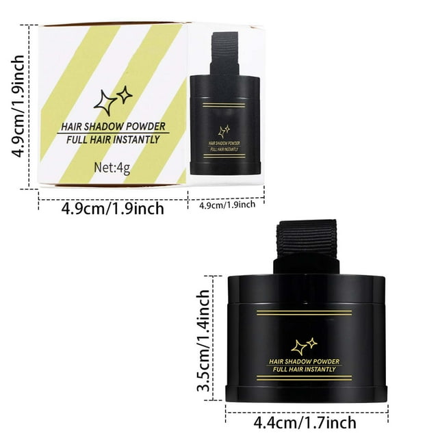 EGNMCR Extra Large Colored Fiber Ribbon For Replenishing Powder Hair Line Powder And Touchup 4g a fiber