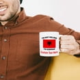 thumbnail image 4 of Custom Ceramic Coffee Mug 11 Ounces I'M Not Yelling I Am Albanian Albania Countries White Tea Cup Personalized Text Here, 4 of 7