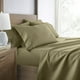thumbnail image 1 of Juego de Sábanas Transpirables, Frescas y Resistentes a las Arrugas + 2 Fundas de Almohada Extra Verde Sage para Ropa de Cama Tamaño King de Comfort Canopy, 1 of 11