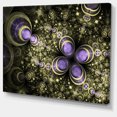 thumbnail image 2 of Fractal Flower Light Brown Digital Art - Large Flower Canvas Wall Art, 2 of 3
