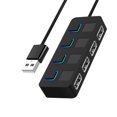 thumbnail image 2 of Concentrador USB 2.0 Xihbxyly 4 Terminales E Interruptores para Ios y PC Hb-Umls, 2 of 7