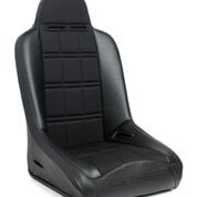 CPA3003 Black Leatherette / Fabric Insert Universal Fixed Bucket Suspension / Jeep Seat