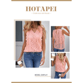 thumbnail image 3 of HOTAPEI Womens Tank Top Casual Sleeveless Tops Lace Tunic Tank Tops V Neck Summer Shirts Blouse, 3 of 7