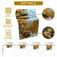thumbnail image 5 of Turkey Pumpkin Table Runner, Autumn Thanksgiving Kitchen Dining Table Decoration for Home Party Decor 13x48 Inches, 5 of 9