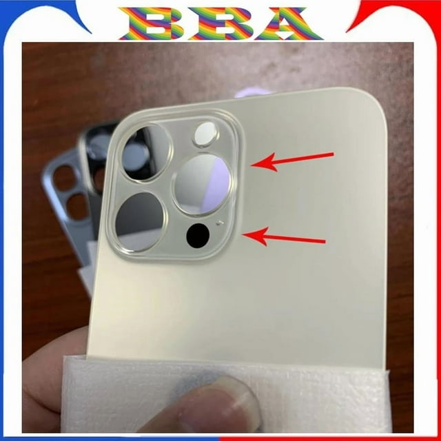 1PCS Unibody OEM Big Wide Hole Back Cover Glass For iPhone 11 12 13 14 Pro Max Rear Door Hocoming Panel Parts Back Cover Glass