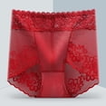 thumbnail image 2 of Aboser Lace Briefs for Women Breathable Hipster Panties Stretch Seamless Bikini Briefs High Waist Cheeky Boyshorts Panty Underwear, 2 of 9