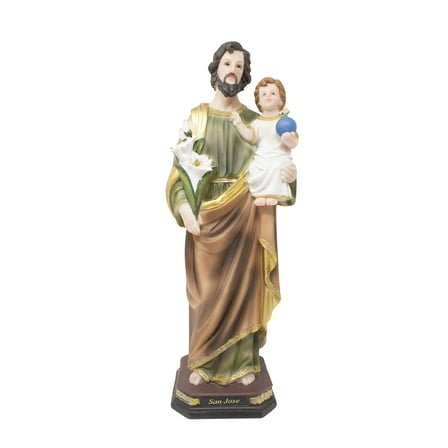 MrcjSales – Saint. Joseph Statue | 16 inches | San Jose Engraved | Church, Home Decor, Gifts, Prayers