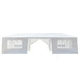 thumbnail image 6 of Gazebo Tent for Outside, 10' x 30' Patio Canopy Tent with 8 Side Walls, Heavy Duty Outdoor Party Wedding Tent, Portable Shade Folding Canopy - UV Coated, Waterproof Gazebo Tent, White, L1332, 6 of 10