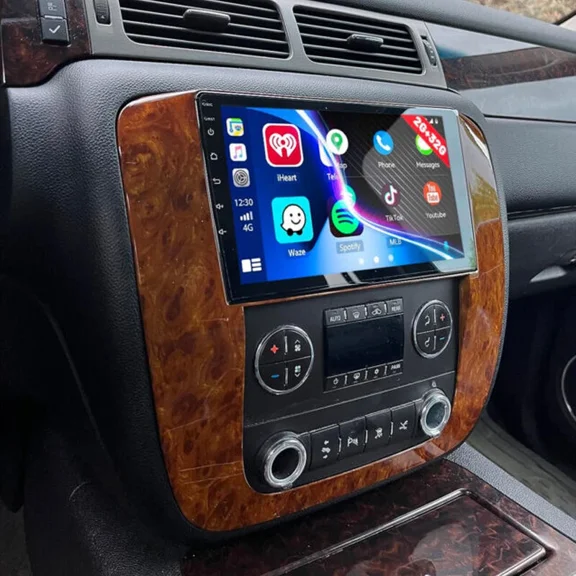 10" Android 14 Car Stereo Compatible for Chevrolet Tahoe (Third Generation) (2007-2014), 4 64GB, Wireless CarPlay & Android Auto, Built-in GPS, AHD Backup Camera, BT/WiFi/SWC/Split Screen