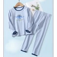 thumbnail image 3 of Toddler Kids Boys Pajamas 2 Piece Set Long Sleeve Top & Pants Sleepwear for Kids & Teens, 3 of 4