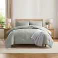 thumbnail image 4 of LammaLoe Full Comforter Set, 7 Piece Bed in a Bag, Ultra Soft Bedding Comforter Set with Sheets, All Season Bed Set, London Fog, 4 of 6