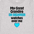 thumbnail image 4 of Inktastic My Great Grandpa in Heaven Watches over Me Boys or Girls Baby T-Shirt, 4 of 5