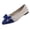 Blue, variant on Gealkoca Women Fashion Bowknot Flats Comfortable Pointed Toe Dress Shoes Ballet Flats Shoes for Women Casual Dressy Shoes for Work Office Walking