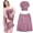 Purple, variant on Plus Size Womens Wrap Towel & Spa Wraps - Hair Towel & Bathrobe
