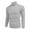 Grey, variant on Mens Sweater - Autumn Winter Wool Round Neck Pullover Sweater Jacket, Versatile Bottoming Shirt, All - Match High Neck Design, Warm Daily Wear, Durable Knit Men's Clothing