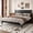 Black, variant on Frostbloom Full Size Modern Solid Wood Platform Bed Frame, Black