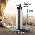 thumbnail image 2 of Stainless Steel Insulated Water Bottle and Travel Mug for Hot and Cold Beverages, Wide Mouth, Double Wall Insulated Hydration  Water Bottle for Hiking, Biking, Outdoor, 32 OZ, 2 of 6