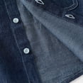 thumbnail image 5 of EnJoCho Toddler Baby Denim Shirt Little Kids Boys Girls Long Sleeve Button Down Pocket Cotton Jean Top Classic Spring Fall Outfit, 5 of 9
