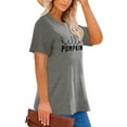 thumbnail image 2 of XCHQRTI Pumpkin Plus Size Women Tshirt Its Fall Yall Thanksgiving Short Sleeve Graphic Tees, 2 of 8
