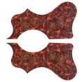 thumbnail image 2 of Guitar Pickguard Set, Bright Colour Guitar Pick Guard Beautiful Patterns Guitar Guard Replacement Plastic Pickguard Plate  For Professional For Beginner Black,White,Red,Brown, 2 of 8
