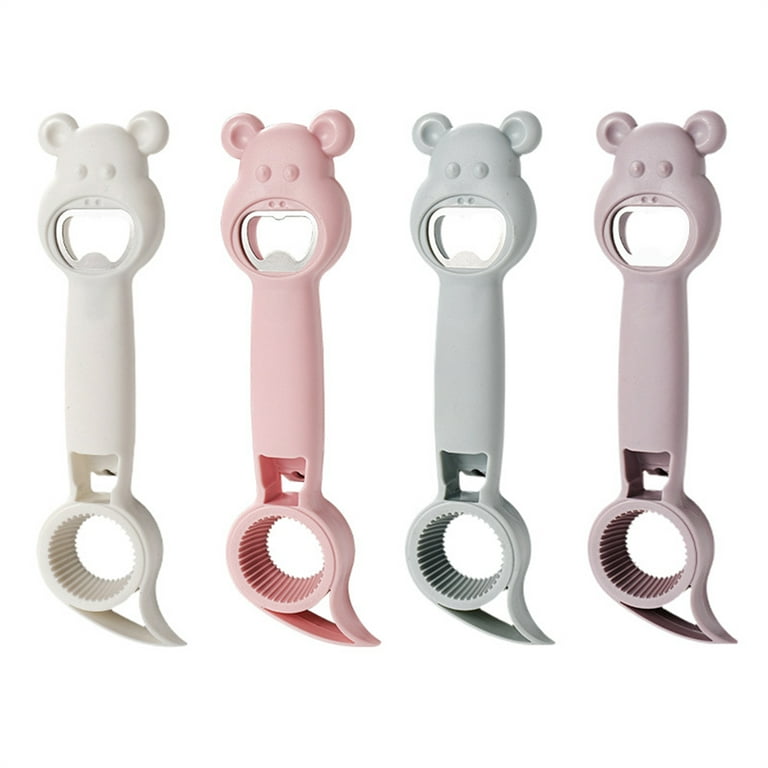 Clearance! Creative Cute Bottle Opener, All in One Bottle Opener Can, Soda,  and Jar Bottle Openers Multi-Purpose Beverage Beer Four-In-One Can Opener 