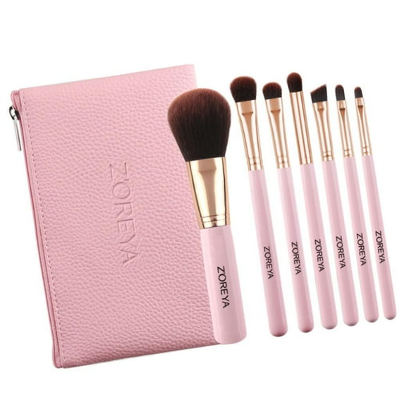 Paquete de 7 Piezas de Pinceles de Maquillaje Zulema Pincel de Maquillaje Profesional