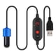 thumbnail image 3 of Calentador de pecera pequeño con carga USB, pantalla Digital LED, ajustable de 15-34  degreeC 15W Yuyangstore Varilla calentadora para tanque de acuario, 3 of 8