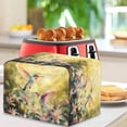 thumbnail image 3 of HELLHERO Hummingbird Lily Print 4 Slice Toaster Cover, Waterproof Small Kitchen Appliance Cover, Stain-Resistant Bread Machine Dust Protector (12.4"x10.6"x8.2"), 3 of 8