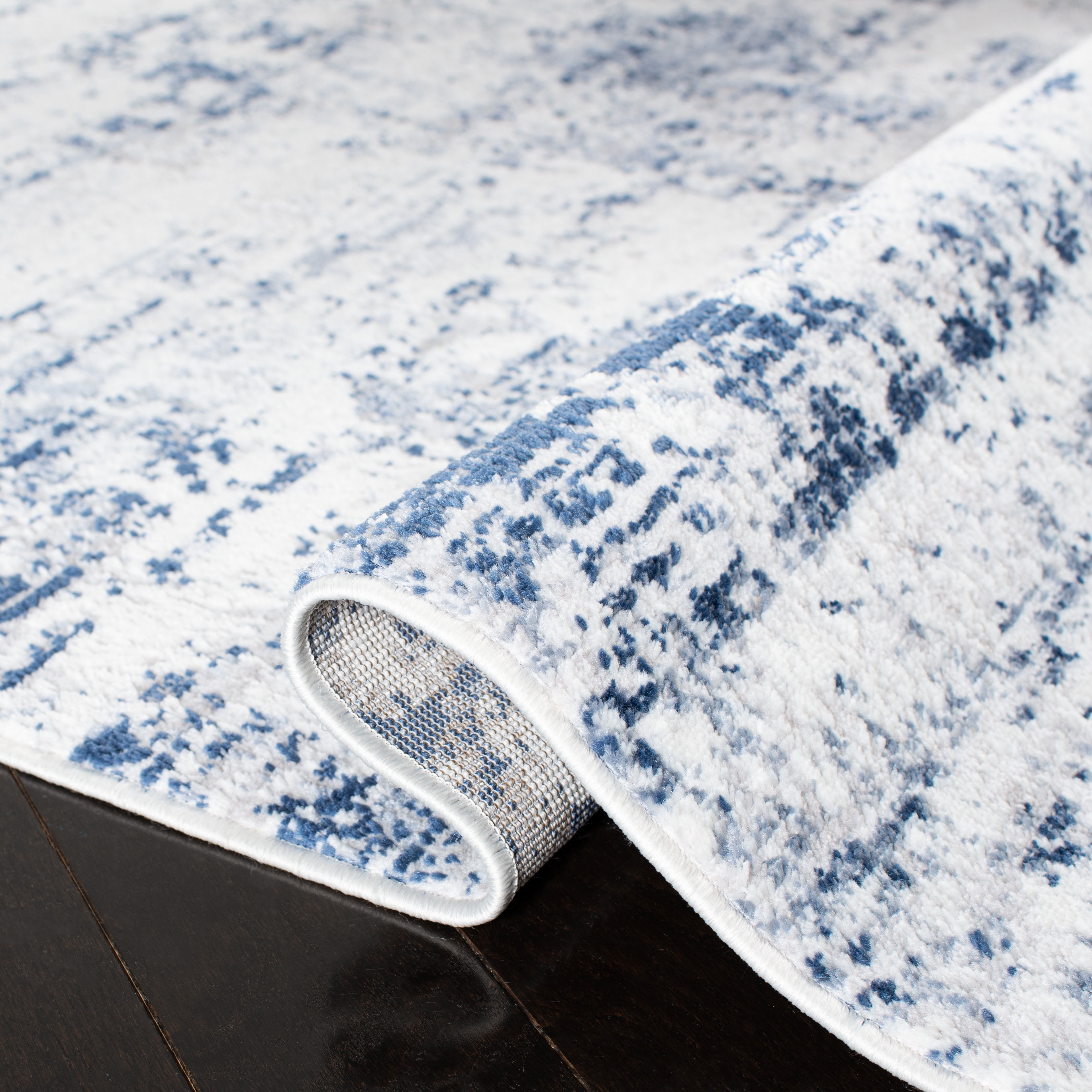 Safavieh Amelia Ian Abstract Area Rug, Ivory/Navy, 10' x 14'