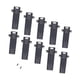 thumbnail image 2 of 10 Piezas Clips para Cinturón Juego de Clips para Cinturón Reemplazo Directo Clip para Cinturón Walkie Talkie Pequeño y Portátil Clip para Cinturón, 2 of 8