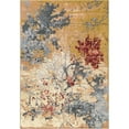 thumbnail image 2 of Unique Loom Outdoor Modern Collection Area Rug - Foliage (5' 3" x 8' Rectangle Multi/Gray), 2 of 9