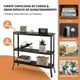 thumbnail image 5 of Costway Mesa Industrial 3 Niveles Mesita de Sofá Estrecha y Larga Estantes Abiertos Consola para Entrada Pasillo Salón 98 cm x 28 cm x 91,5 cm Marrón, 5 of 9