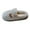 Gray, variant on Womens House Slippers Non-Slip Flat Heel Closed Toe Slip-on Flats Slides Winter Casual Indoor Outdoor Home Warm Woolen Flats Shoes for Couples Green 7.5