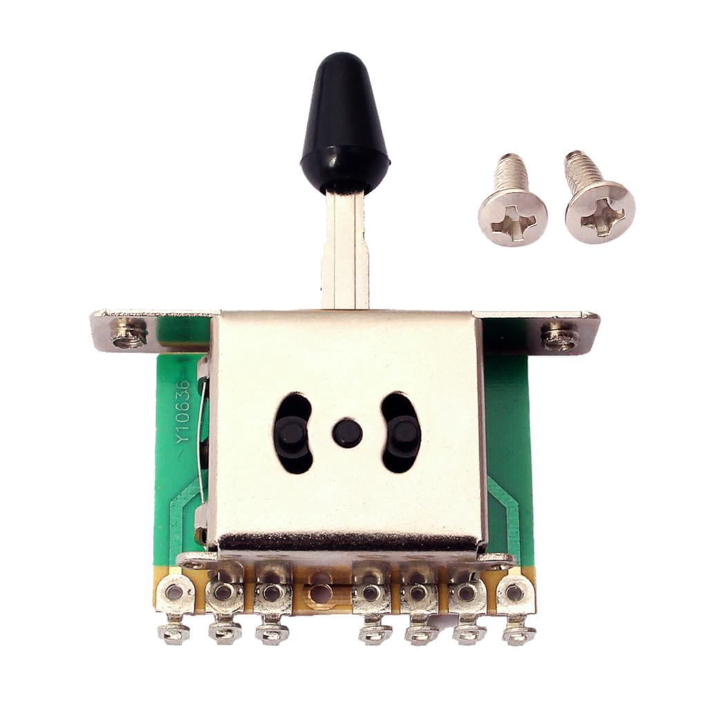 Guitar Switch, Metal Pickup Toggle Switch with Replacement Part for