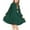 Dark Green, variant on Arshiner Flypigs Tween Girls Long Sleeve Fall Dresses Swiss Dot Casual Party Dress