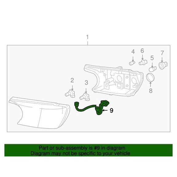 GM 88988700 Connectorlp-Hdlp Low Beam (W/Leads)