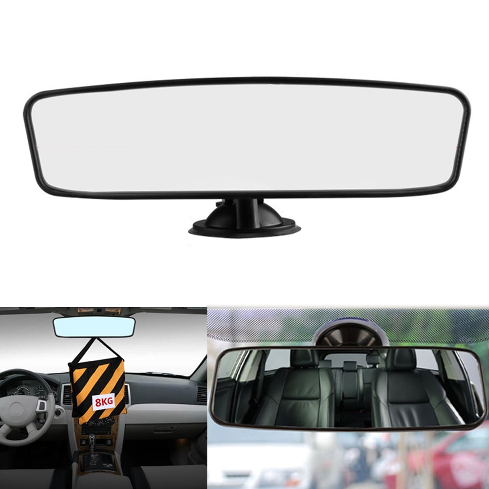 Car Rearview Mirrors Foldable Rotatable 3 Mirrors Set Universal Wide Vision Panoramic Rear View Mirror Clip 
