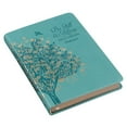 thumbnail image 4 of Christian Art Gifts Classic Journal Be Still And Know Psalm 46:10 Floral Inspirational Scripture Notebook, Ribbon Marker, Teal/Gold Faux Leather Flexcover, 336 Ruled Pages, 4 of 5