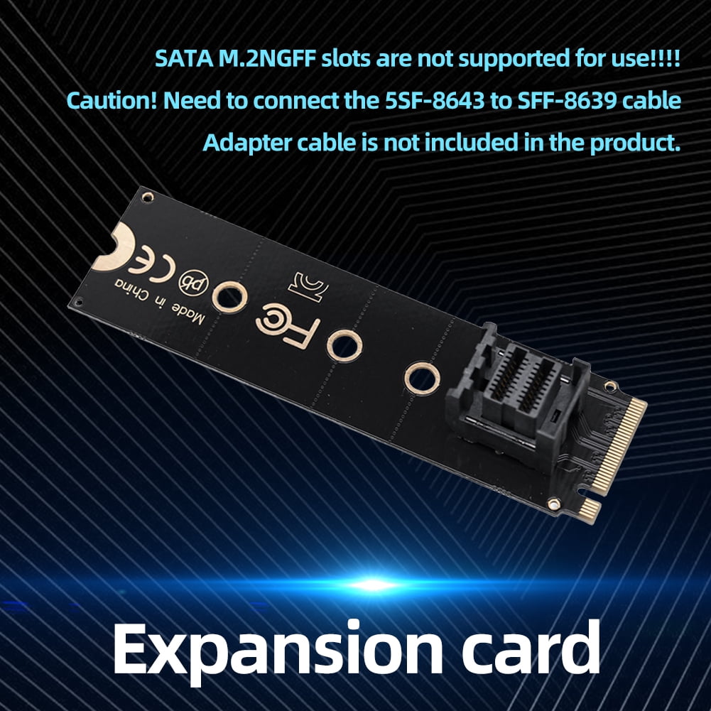 Adaptateur 4X M.2 NVMe SSD NGFF Vers PCIE 3.0 X16 Carte D'interface M