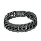 thumbnail image 1 of PROSTEEL Pulseras de cadena cubanas negras de acero inoxidable Pulsera de cadena Franco de 8 mm para hombre, Pulsera de mano Hip-Pop Joyería para hijo Marido Regalo de Navidad, 21 cm de longitud, 1 of 7