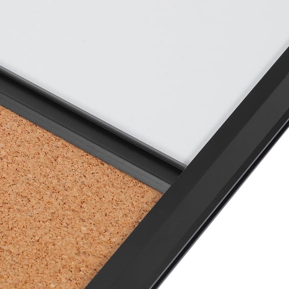 FOMIYES Multi Color Cork Bulletin Board and Whiteboard Combo for Home Desktop Decor with Stylish Modern Design